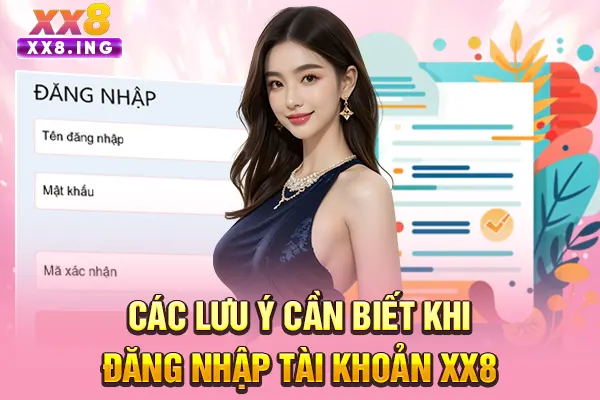 Các lưu ý cần biết khi đăng nhập tài khoản XX8